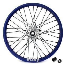 21&19 Front Rear Spoke Wheel Set for YAMAHA YZF250 YZF450 YZ250F YZ450F 14-19