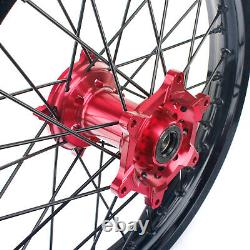 21 19 Front Rear Wheel Rim Hub for Honda CRF250R CRF450R 02-13 CR125R CR250R