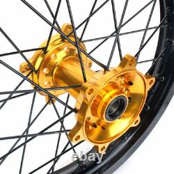 21+19 Front & Rear Wheels Set For Suzuki RMZ250 07-24 RMZ450 05-24 RMZ 250 450