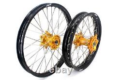 21 19 Inch For SUZUKI RM125 1996-2007 RM250 1996-2008 Alloy Spoke Wheels Rims