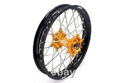 21 19 Inch For SUZUKI RM125 1996-2007 RM250 1996-2008 Alloy Spoke Wheels Rims