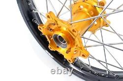 21 19 Inch For SUZUKI RM125 1996-2007 RM250 1996-2008 Alloy Spoke Wheels Rims