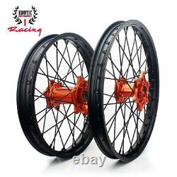 21/19 KTM Complete CNC Wheel Set SX SXF EXC 125-530 03-23 Husqvarna