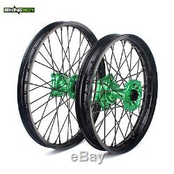 21 19 Kawasaki MX Wheels Rims Hubs Spokes KX250F KX450F 06-18 KX125 KX250 06-13