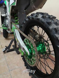 21/19 MX Dirt Spoked Wheel Set Rim Hub 06-18 Kawasaki KX250F KX450F KX 250 450 F