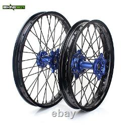 21'' 19'' MX Front Rear Wheels Rims Hubs Set For Yamaha YZ250F YZ450F 2014-2021