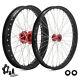 21+19 Spoke Front Rear Wheels Rims Red Hubs For Beta Explorer For Apollo Rfn