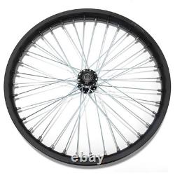 21/19 Spoked Black Front Rear Wheels Rims Hubs Set For Talaria Sting E-Bike