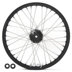 21/19 Spoked Black Front Rear Wheels Rims Hubs Set For Talaria Sting E-Bike