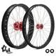 21/19 Spoked Front Rear Wheels Rims Red Hubs For Beta Explorer For Apollo Rfn