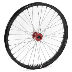 21/19 Spoked Front Rear Wheels Rims Red Hubs For Beta Explorer For Apollo RFN