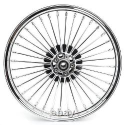 21 2.15 Front 16 3.5 Rear Fat Spoke Wheels for Harley Dyna Softail Deluxe