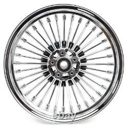 21 2.15 Front 16 3.5 Rear Fat Spoke Wheels for Harley Dyna Softail Deluxe