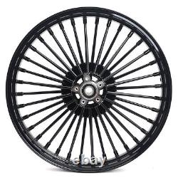 21 2.15 Front 16 3.5 Rear Fat Spoke Wheels for Harley Dyna Street Fat Bob