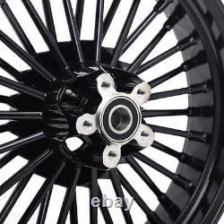 21 2.15 Front 16 3.5 Rear Fat Spoke Wheels for Harley Dyna Wide Glide FXDF
