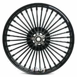 21 2.15 Front 16 3.5 Rear Fat Spoke Wheels for Harley Dyna Wide Glide FXDWG