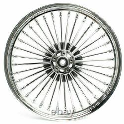 21 3.5 Front 16 3.5 Rear Fat Spoke Wheels for Harley Dyna Softail Touring