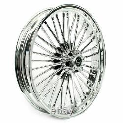 21 3.5 Front 16 3.5 Rear Fat Spoke Wheels for Harley Dyna Softail Touring