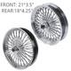 21 Front & 18 Rear Wheels Combo For 2008 Harley Touring Fat Spoke Wheesl Chrome