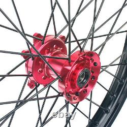 21 Front 19 Rear Wheels Rim for Honda CR125R CR250R 02-13 CRF250R/X CRF450R/X