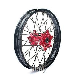 21 Front 19 Rear Wheels Rim for Honda CR125R CR250R 02-13 CRF250R/X CRF450R/X