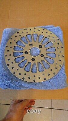 21 X 3.5 18 X 3.5 FAT SPOKE SET 2 ROTORS W TIRES HARLEY softail 04-06
