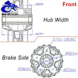 21 x 3.5 & 18 x 3.5 Fat Spoke Tubeless Wheel Rim Set for Harley Dyna Softail