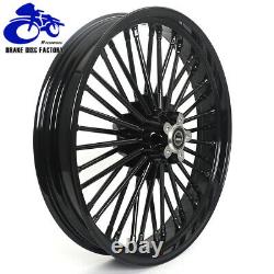 21 x 3.5 & 18 x 3.5 Fat Spoke Tubeless Wheel Rim Set for Harley Dyna Softail