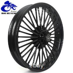 21 x 3.5 & 18 x 3.5 Fat Spoke Tubeless Wheel Rim Set for Harley Dyna Softail