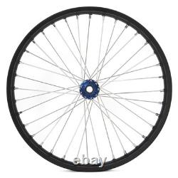 21x1.6 & 18x2.15 CNC Spoked Front Rear Wheels Blue Hubs Set For Talaria Sting
