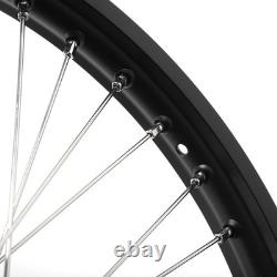 21x1.6 & 18x2.15 CNC Spoked Front Rear Wheels Blue Hubs Set For Talaria Sting