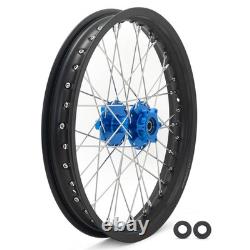 21x1.6 & 18x2.15 CNC Spoked Front Rear Wheels Blue Hubs Set For Talaria Sting