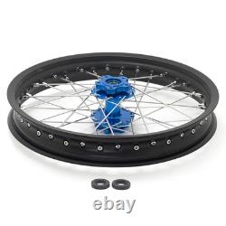 21x1.6 & 18x2.15 CNC Spoked Front Rear Wheels Blue Hubs Set For Talaria Sting
