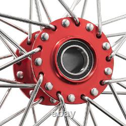 21x1.6 + 18x2.15 Front Rear Spoke Wheels Rim Hub for SUR-RON LBX for Segway X260