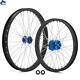 21x1.6 19x1.6 Spoke Front Rear Wheels Blue Hubs Black Rims Set For Talaria Sting