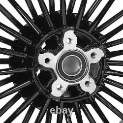 21x2.15 16x5.5 Fat Spoke Wheels Rims Set for Harley Dyna Street Bob Super Glide