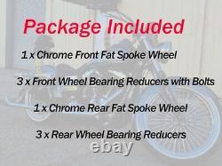 21x2.15 16x5.5 Fat Spoke Wheels for Harley Dyna Wide Glide Fat Bob Street Bob