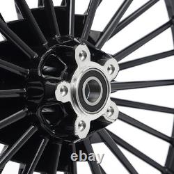 21x2,15 18x3.5 Fat Spoke Wheels Front Rear Rims for Harley Dyna Street Bob FXDB