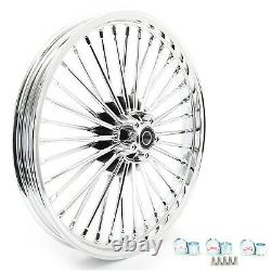21x2.15 18x3.5 Fat Spoke Wheels Rims for Harley Softail Fatboy Deluxe 08-17