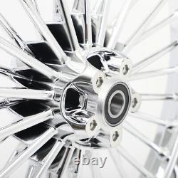 21x2.15 18x3.5 Fat Spoke Wheels Rims for Harley Softail Fatboy Deluxe 08-17