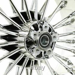 21x2.15 18x5.5 Fat Spoke Wheels Rims for Harley Softail Heritage Deuce EFI FXSTD