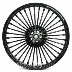 21x2.15 18x5.5 Fat Spoke Wheels Set for Harley Softail Heritage Springer Classic