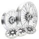 21x3.5 16x3.5 Fat Spoke Front Rear Wheels Rims For Harley Touring Bagger 00-07