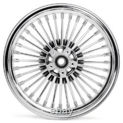 21x3.5 16x3.5 Fat Spoke Front Rear Wheels Rims for Harley Touring Bagger 00-07