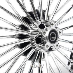 21x3.5 16x3.5 Fat Spoke Front Rear Wheels Rims for Harley Touring Bagger 00-07