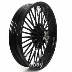 21x3.5 16x3.5 Fat Spoke Wheel Rims Set for Harley Touring Bagger Road King 84-08