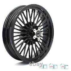 21x3.5 16x3.5 Fat Spoke Wheel Rims for Harley Touring Bagger FLHT FLHR 00-08