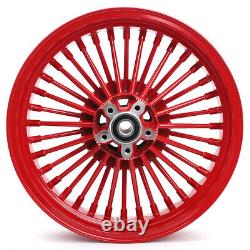 21x3.5 16x3.5 Fat Spoke Wheels Rims for Harley Dyna Wide Glide FXDWG 2008-2017