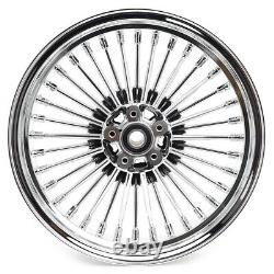 21x3.5 16x3.5 Fat Spoke Wheels Rims for Harley Heritage Classic Deluxe Chrome