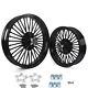 21x3.5 16x3.5 Fat Spoke Wheels Spacers For Harley Touring Electra Glide Ultra